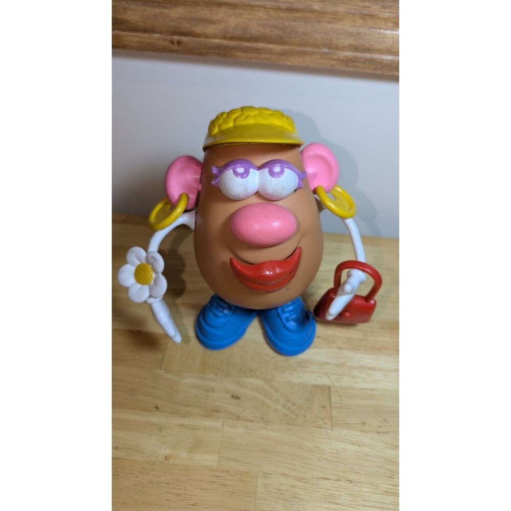 2 Vintage Hasbro Playskool Mrs. Potato Head Toy 6" With Accessories 1992-1995